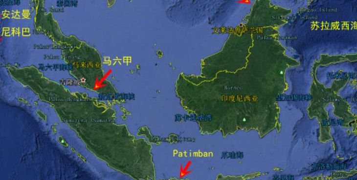 巽他海峡（巽他海峡的位置）