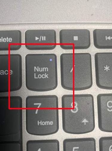 小键盘解锁（小键盘解锁予述是没有数字）