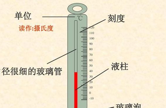 温度计的构造（温度计的构造图）