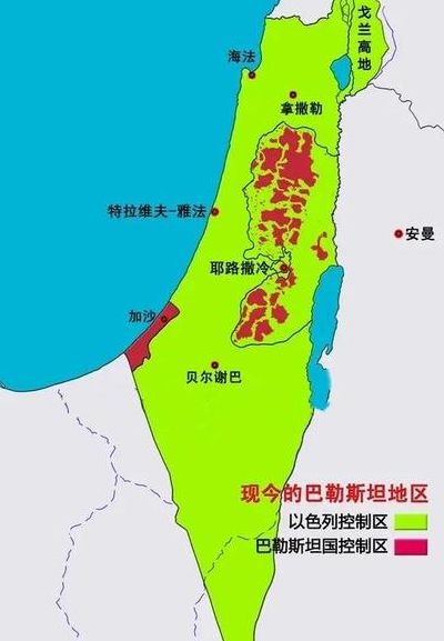 巴勒斯坦拟色列（巴勒斯坦拟色列地图变化）