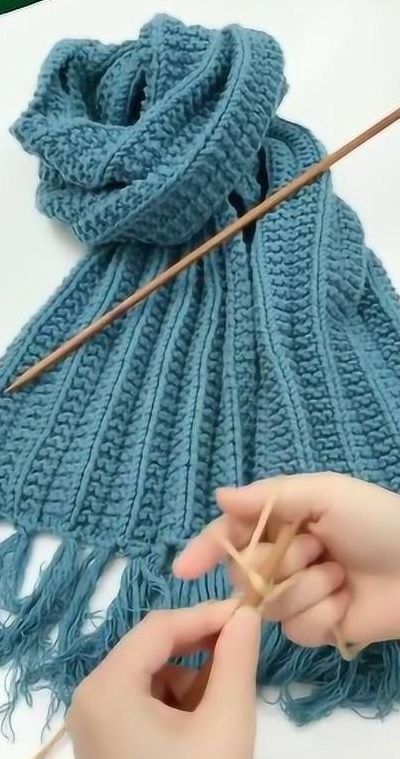 围巾织法（围巾织法视频教程简单）