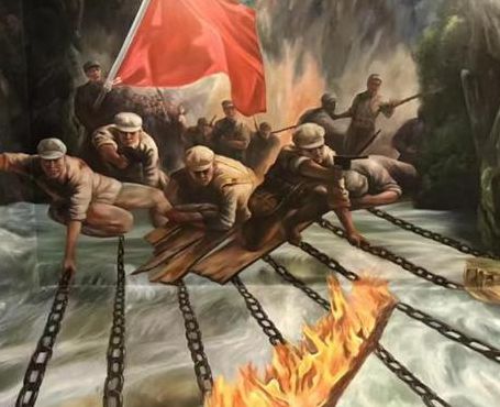 中央红军强渡大渡河（中央红军强渡大渡河的桥）