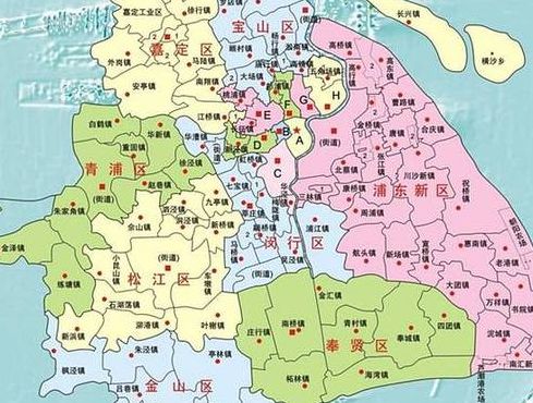 上海几个区（上海几个区地图）
