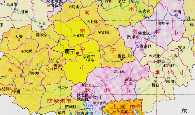 广西省有多少个市（广东省有多少个市）
