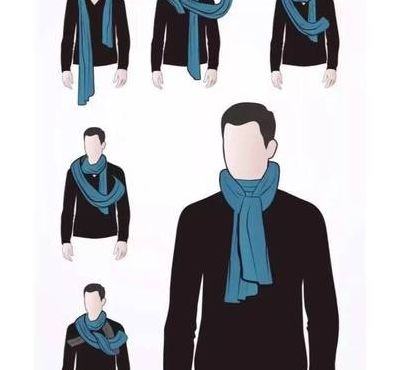 男生围巾的围法（男生围巾应该怎么围）