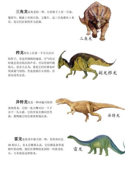 恐龙品种名称图片大全（恐龙品种 图解）